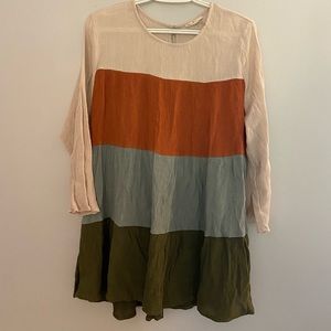 Entro, tired tunic, fall textured top